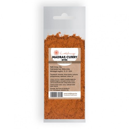 Madras Curry Erős fűszerkeverék