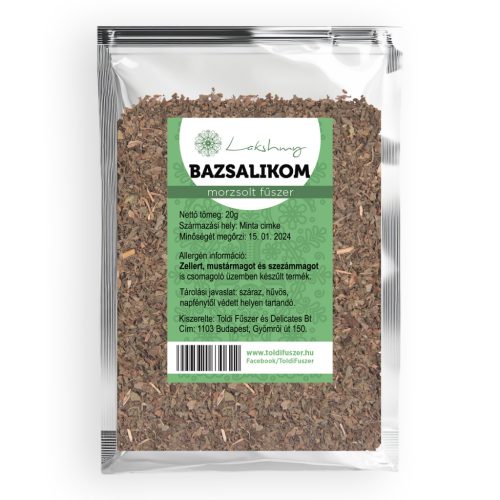 Bazsalikom morzsolt 100g