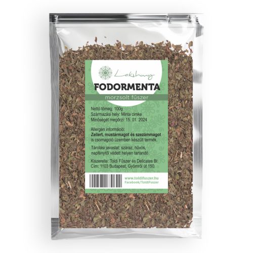 Fodormenta morzsolt 100g