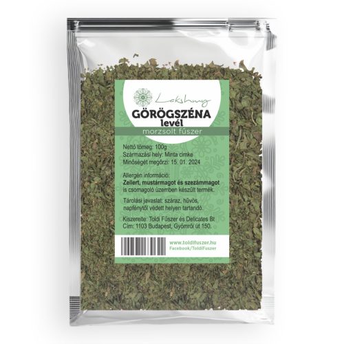 Görögszénalevél morzsolt 100g