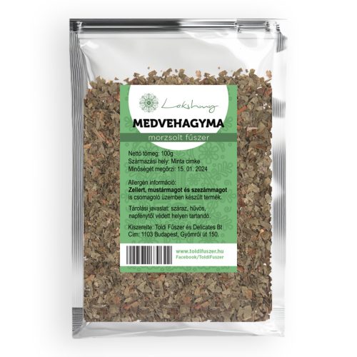 Medvehagyma morzsolt 100g