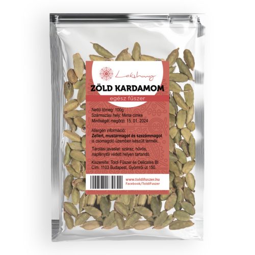 Zöld kardamom egész 100g