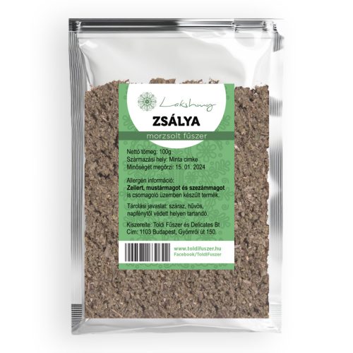 Zsálya morzsolt 100g