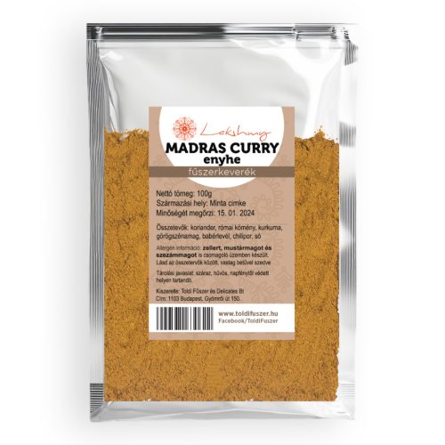 Madras Curry Enyhe fűszerkeverék 100g
