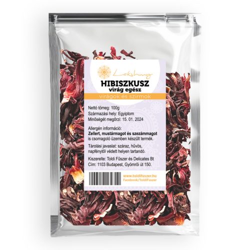 Hibiszkusz virág egész 100g